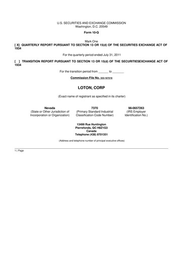 Thumbnail LiveOne 10-Q Quarterly Report FY2012 