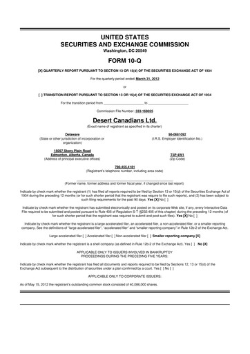 Thumbnail eXp World Holdings
 10-Q Quarterly Report FY2012 