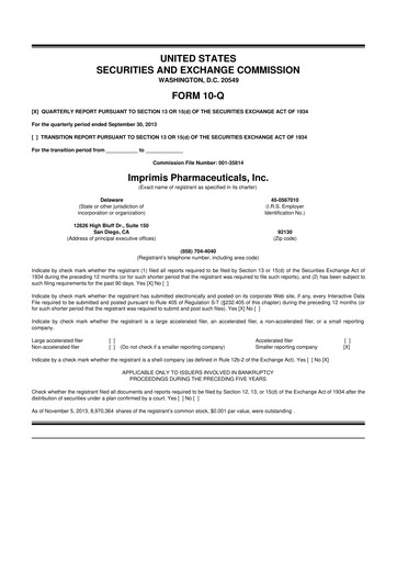 Vorschaubild Harrow, Inc. 10-Q Quartalsbericht 2013 