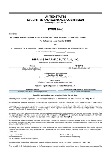 Miniature Harrow, Inc. 10-K Rapport annuel 2013