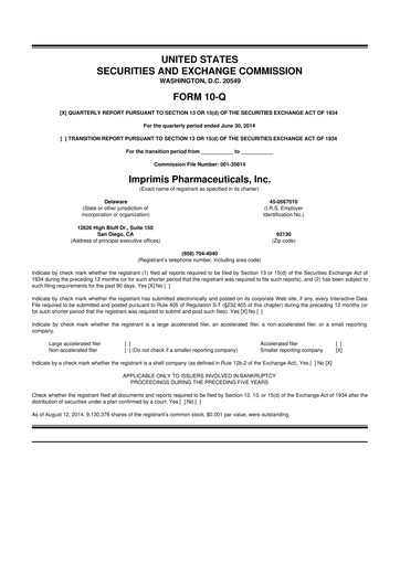 Vorschaubild Harrow, Inc. 10-Q Quartalsbericht 2014 