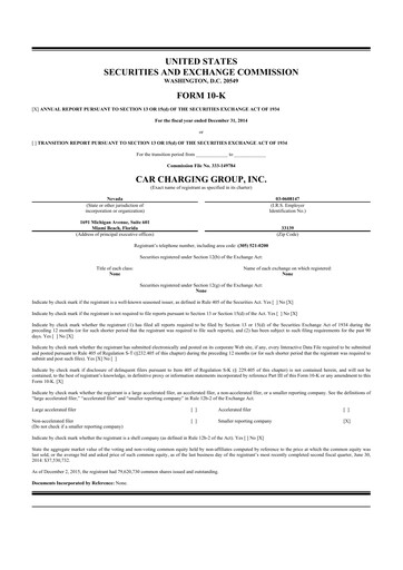 Thumbnail Blink Charging
 10-K Annual Report 2014