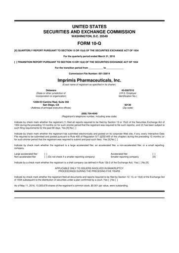 Vorschaubild Harrow, Inc. 10-Q Quartalsbericht 2016 