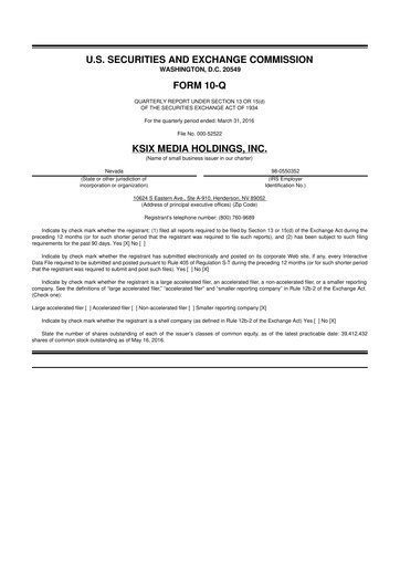 Thumbnail SurgePays 10-Q Quarterly Report FY2016 