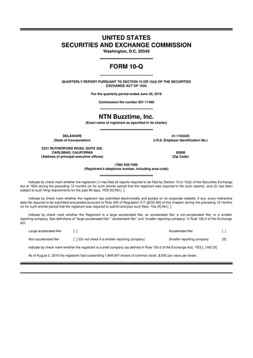 Thumbnail Eterna Therapeutics 10-Q Quarterly Report FY2016 