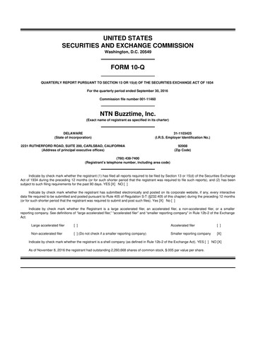 Thumbnail Eterna Therapeutics 10-Q Quarterly Report FY2016 