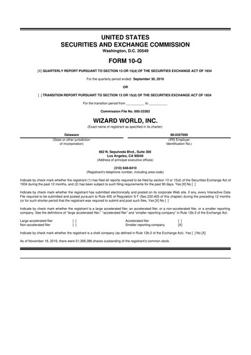 Thumbnail Prairie Operating 10-Q Quarterly Report FY2016 