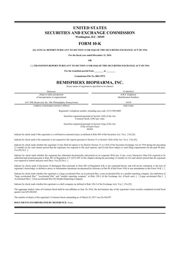 Thumbnail AIM ImmunoTech
 10-K Annual Report 2016