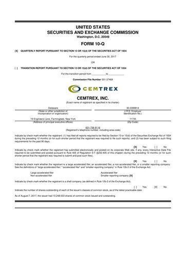Thumbnail Cemtrex 10-Q Quarterly Report FY2017 