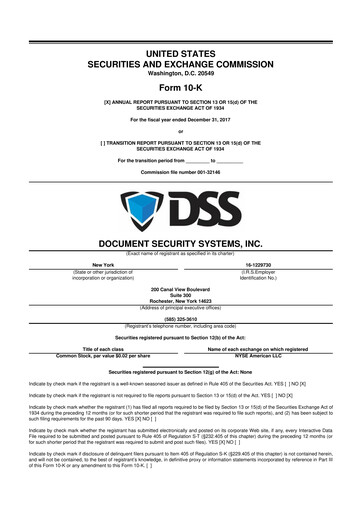 Thumbnail DSS, Inc. (Document Security Systems) 10-K Annual Report 2017