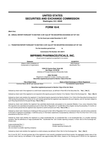 Miniature Harrow, Inc. 10-K Rapport annuel 2017