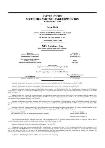 Thumbnail Eterna Therapeutics 10-K Annual Report 2017