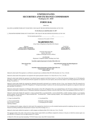 Thumbnail MariMed 10-K Annual Report 2017