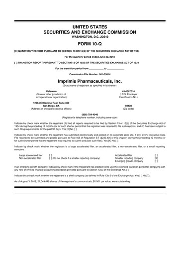 Vorschaubild Harrow, Inc. 10-Q Quartalsbericht 2018 