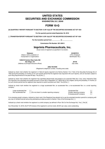 Vorschaubild Harrow, Inc. 10-Q Quartalsbericht 2018 