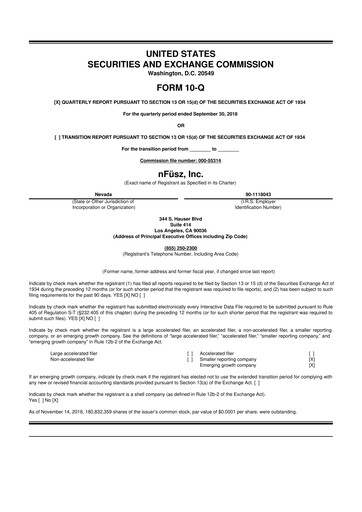 Vorschaubild TON Strategy Co. 10-Q Quartalsbericht 2018 