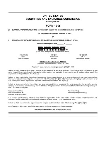 Thumbnail Outdoor Holding Company
 10-Q Quarterly Report FY 