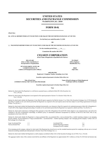 Thumbnail Imunon 10-K Annual Report 2018