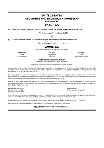 Thumbnail Outdoor Holding Company
 10-Q Quarterly Report FY 