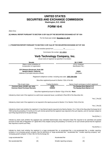Thumbnail TON Strategy Co. 10-K Annual Report 2019