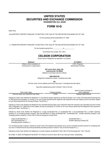 Miniature Imunon 10-Q Rapport trimestriel 2020 