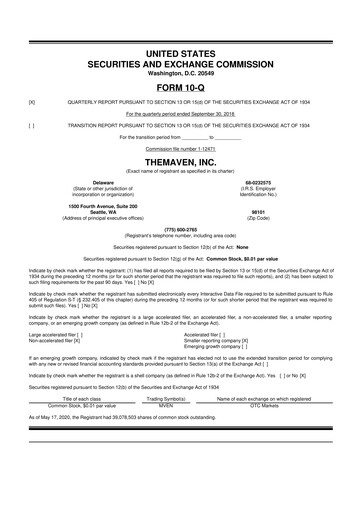 Vorschaubild The Arena Group 10-Q Quartalsbericht 2018 