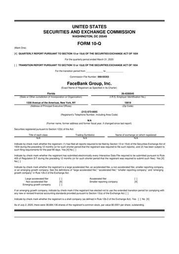 Thumbnail fuboTV 10-Q Quarterly Report FY2020 