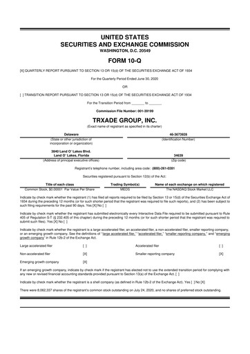 Miniature Scienture Holdings 10-Q Rapport trimestriel 2020 