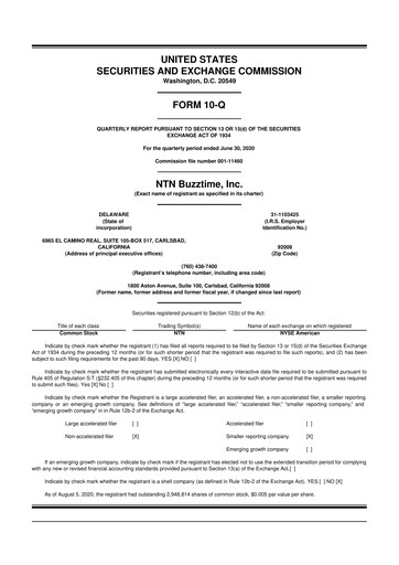 Thumbnail Eterna Therapeutics 10-Q Quarterly Report FY2020 