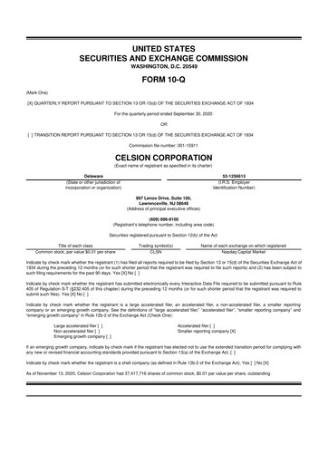 Miniature Imunon 10-Q Rapport trimestriel 2020 