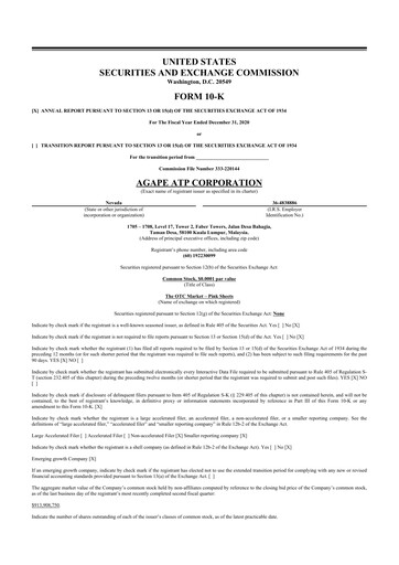 Thumbnail Agape ATP 10-K Annual Report 2020