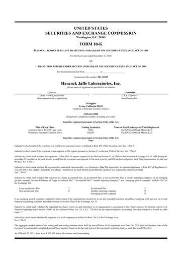 Miniature enVVeno Medical Corporation 10-K Rapport annuel 2020