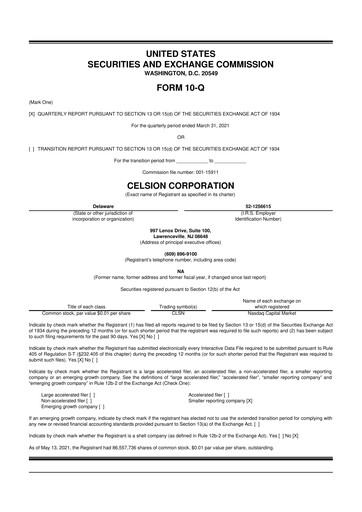 Miniature Imunon 10-Q Rapport trimestriel 2021 