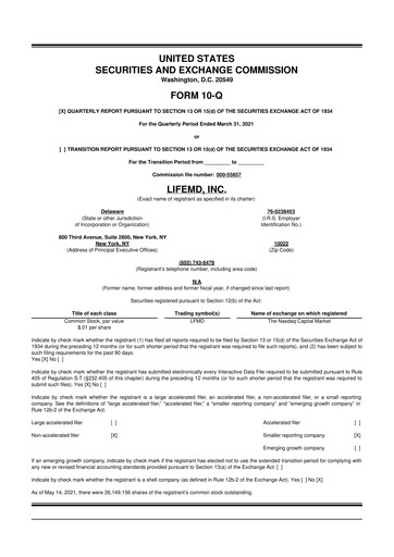 Thumbnail LifeMD 10-Q Quarterly Report FY2021 