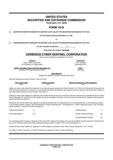 Thumbnail CISO Global 10-Q Quarterly Report FY2021 