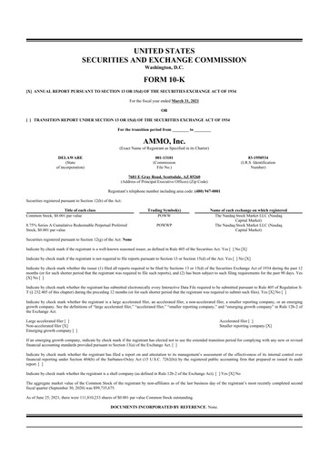 Miniature Outdoor Holding Company
 10-K Rapport annuel 2021