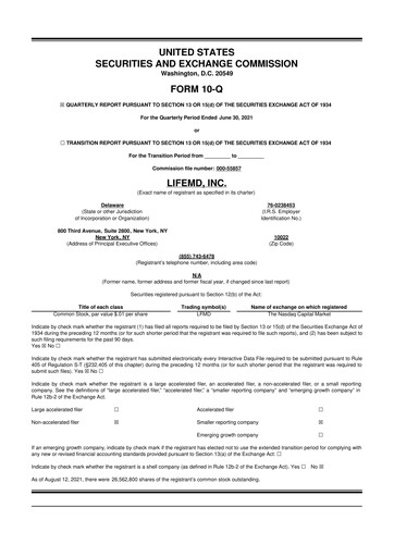 Thumbnail LifeMD 10-Q Quarterly Report FY2021 