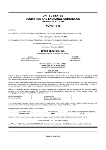 Thumbnail Atlas Lithium 10-Q Quarterly Report FY2021 