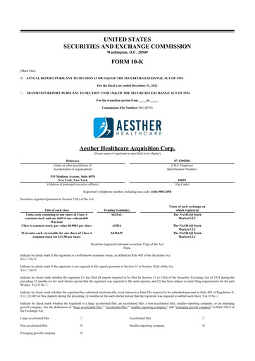 Thumbnail Ocean Biomedical 10-K Annual Report 2021