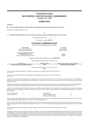 Thumbnail Imunon 10-K Annual Report 2021