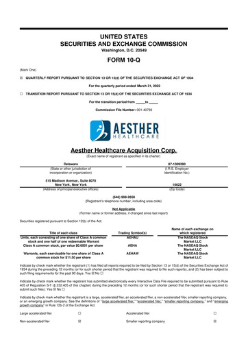 Miniature Ocean Biomedical 10-Q Rapport trimestriel 2022 