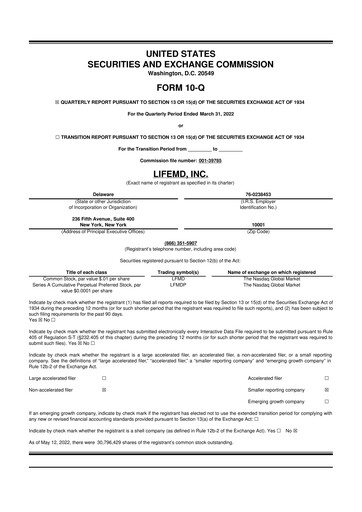Thumbnail LifeMD 10-Q Quarterly Report FY2022 