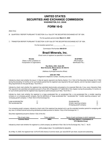 Thumbnail Atlas Lithium 10-Q Quarterly Report FY2022 