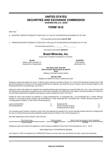 Thumbnail Atlas Lithium 10-Q Quarterly Report FY2022 