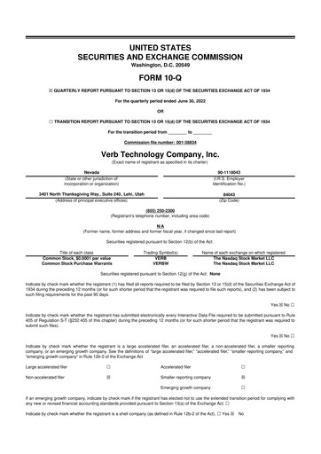 Vorschaubild TON Strategy Co. 10-Q Quartalsbericht 2022 