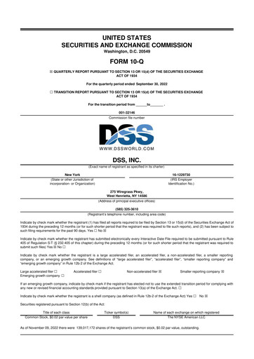 Thumbnail DSS, Inc. (Document Security Systems) 10-Q Quarterly Report FY2022 