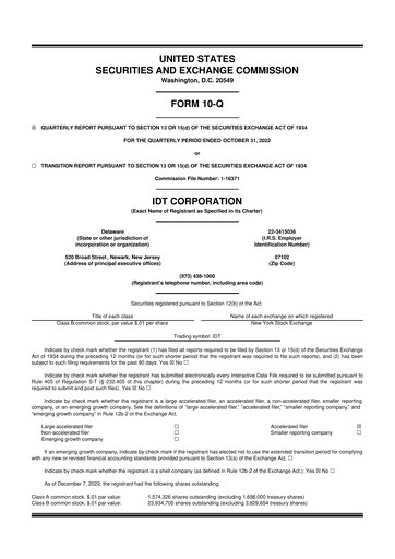 Thumbnail IDT Corporation
 10-Q Quarterly Report FY2023 