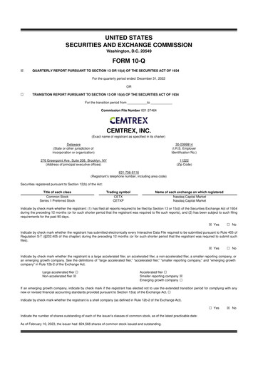 Thumbnail Cemtrex 10-Q Quarterly Report FY2023 