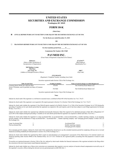 Thumbnail PAVmed
 10-K Annual Report 2022