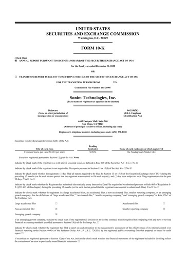 Thumbnail Sonim Technologies
 10-K Annual Report 2022